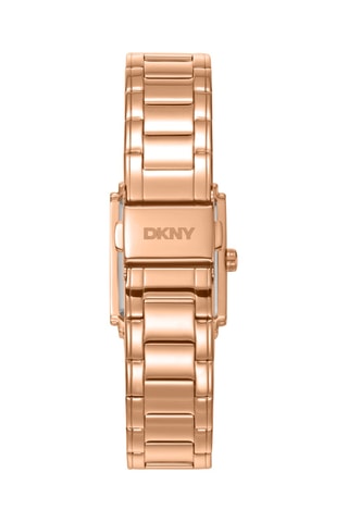 Montre à quartz en acier - Doré rose et bleu foncé