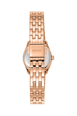 Montre à quartz en acier - Doré rose