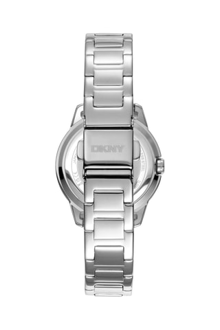Montre à quartz en acier - Argenté et rose
