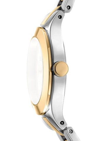 Montre à quartz en acier - Argenté et doré