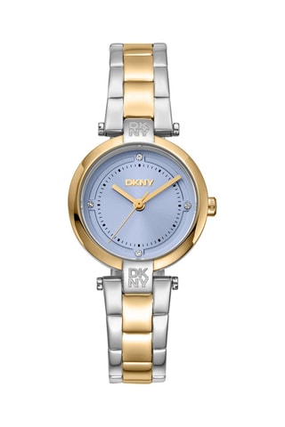 Montre à quartz en acier - Argenté et doré
