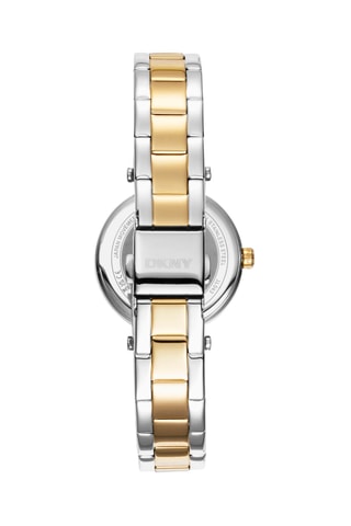 Montre à quartz en acier - Argenté et doré
