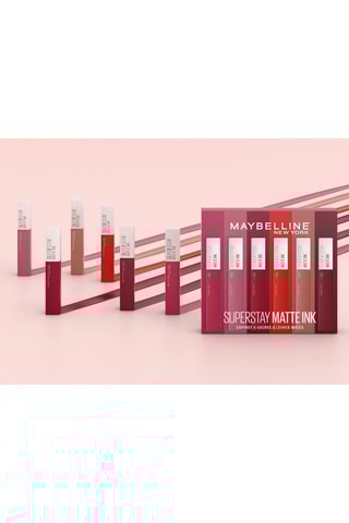6 Lippenstiften Matte  Ink - 15 Lover/20 Pioneer/50 Voyager/65 Seductress/120 Artist/118 Dancer - 6 x 5 ml