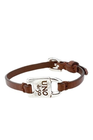 Bracelet - Cuir et plaqué argent