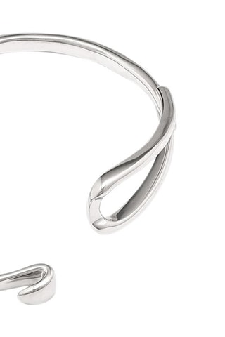 Jonc Heritage - Plaqué argent et topazes