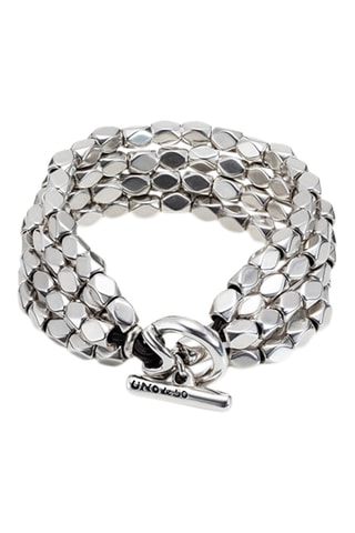Bracelet multi-rangs - Plaqué argent