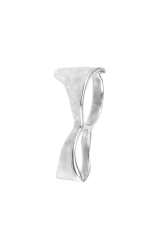 Bague double - Plaqué argent