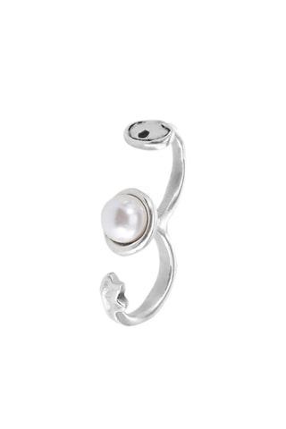 Bague double - Plaqué argent