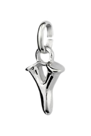 Charm Hang me Y - Plaqué argent