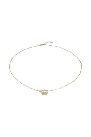 Collier - Plaqué or jaune et topazes