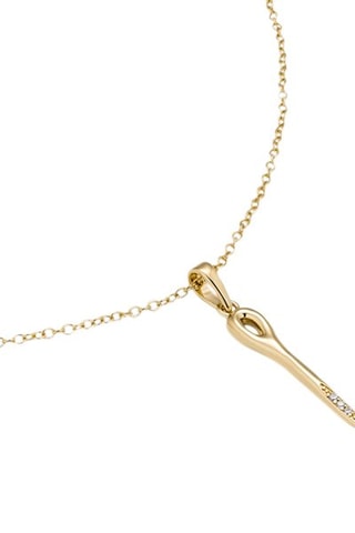 Collier - Plaqué or jaune et topazes