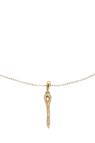 Collier - Plaqué or jaune et topazes