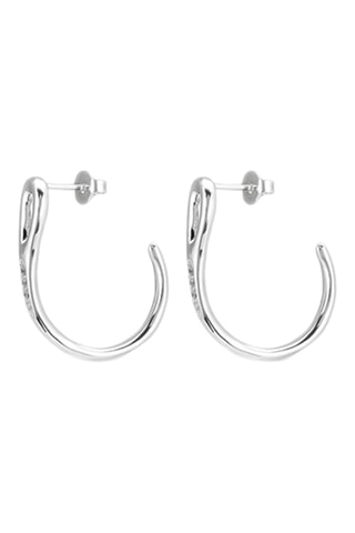 Boucles d’oreilles Shine - Plaqué argent et topaze
