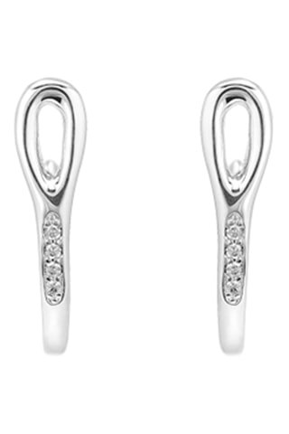 Boucles d’oreilles Shine - Plaqué argent et topaze