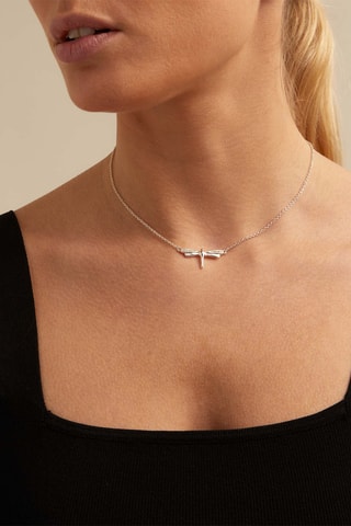 Collier Shine - Plaqué argent et topazes