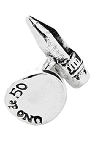Boutons de manchette Lápiz - Plaqué argent