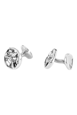 Boutons de manchette Departure - Plaqué argent