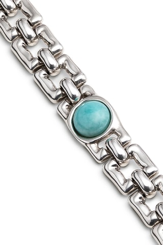 Bracelet Magnetic - Plaqué argent et verre de Murano