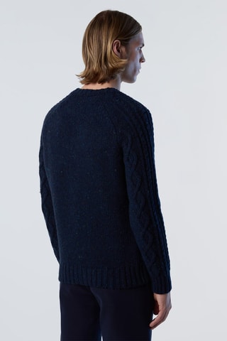 Pull en laine - Bleu marine