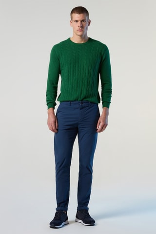 Pull en laine et cachemire - Vert