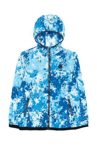 Veste à capuche - Bleu