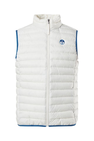 Doudoune sans manches - Blanc