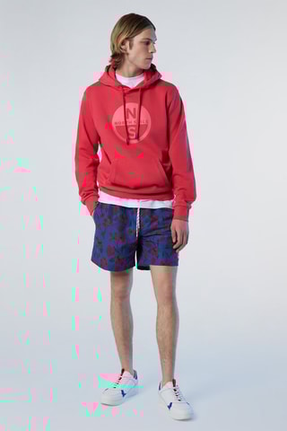 Sweat à capuche - Rouge