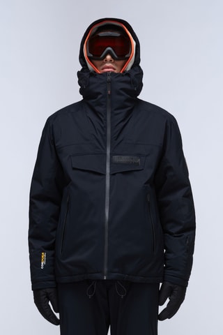 Ski-jasje met Capuchon Rainforest Tech - Zwart