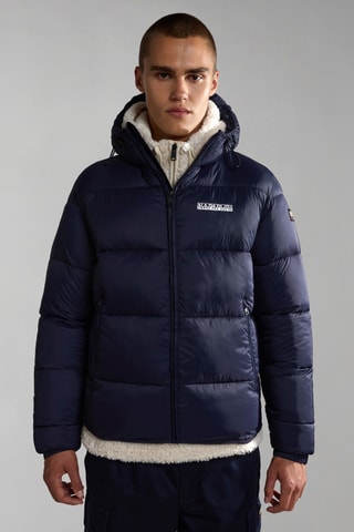Gewatteerde Jas met Capuchon A-Suomi - Marineblauw