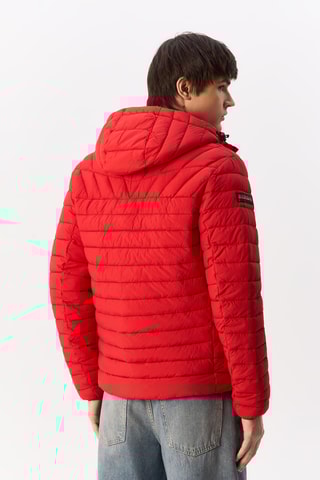 Gewatteerde Jas met Capuchon Lapaz - Rood