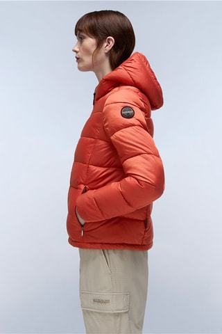 Gewatteerde Jas met Capuchon Aerons rise - Rood