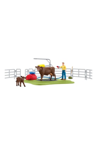 Station de lavage pour vaches Farm World - Dès 3 ans