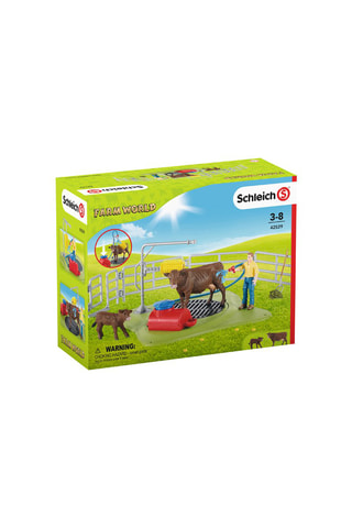 Station de lavage pour vaches Farm World - Dès 3 ans