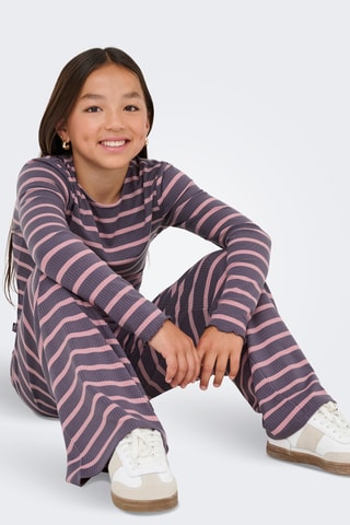 Broek - Grijs en Roze - Kids Only Girl
