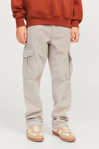 Velours Cargobroek - Beige