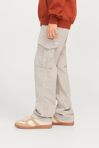 Velours Cargobroek - Beige