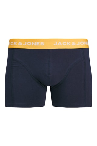 3 Boxers - Marineblauw en Mosterdgeel
