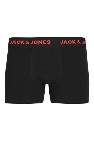 7 Biologisch Katoenen Boxers - Zwart - Jack & Jones Junior