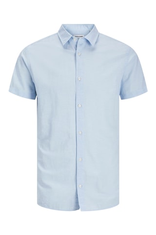 Linnen Overhemd - Hemelsblauw - Jack & Jones Junior