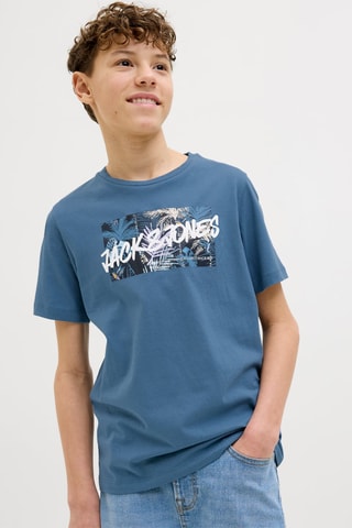 T-shirt - Bleu - Jack & Jones Junior