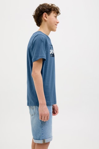 T-shirt - Bleu - Jack & Jones Junior