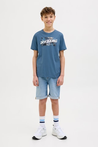 T-shirt - Bleu - Jack & Jones Junior