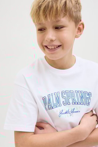 Relaxed T-shirt - Wit - Jack & Jones Junior