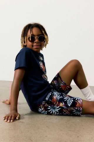 Biologisch Katoenen T-shirt - Nachtblauw - Name it Kids