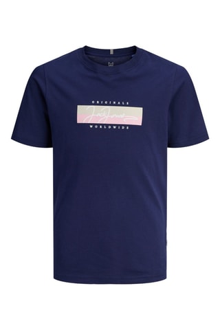 T-shirt - Bleu foncé - Jack & Jones