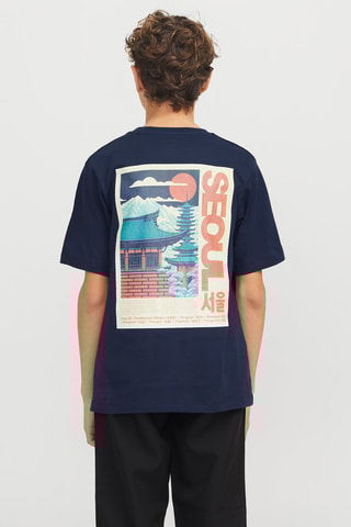 T-shirt - Marineblauw