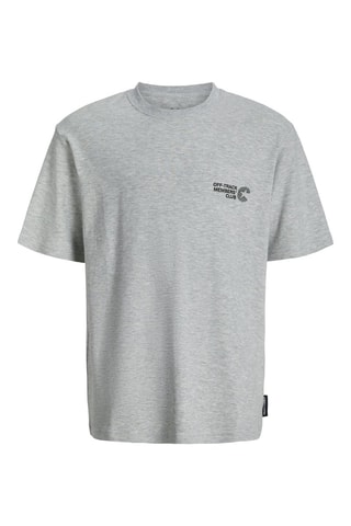 Biologisch Katoenen T-shirt - Gemêleerd Grijs