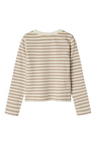 Biologisch Katoenen T-shirt - Beige en Ecru