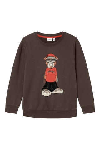 Biologisch Katoenen Sweater- Bruin