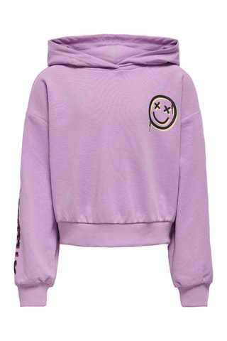 Biologisch Katoenen Sweater - Paars - Kids Only Girl